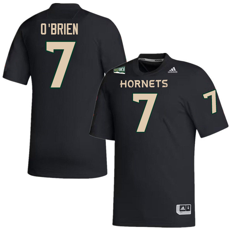 Ken O'Brien SAC State Jersey,Sacramento State Hornets #7 Ken O'Brien Jersey-Black